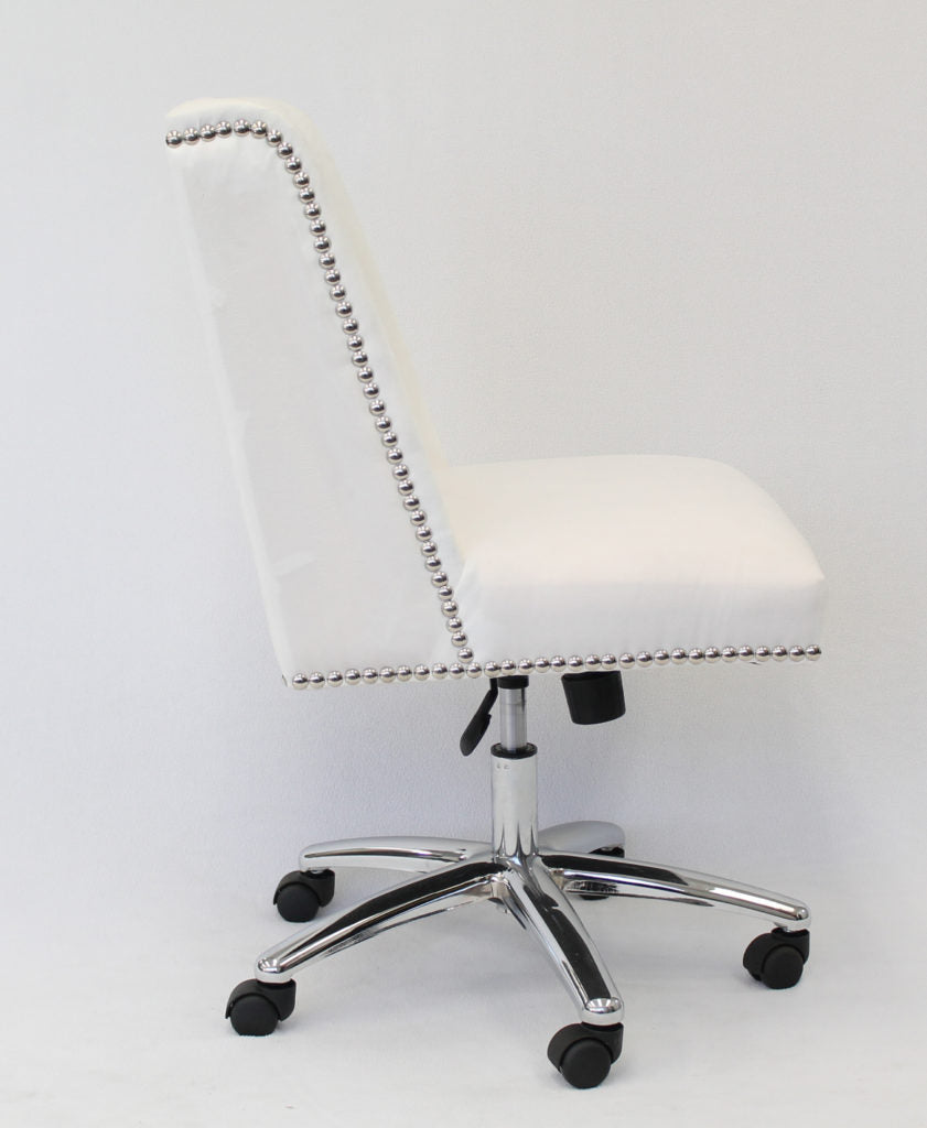 B586C-WV - Decorative Task Chair-White by Boss