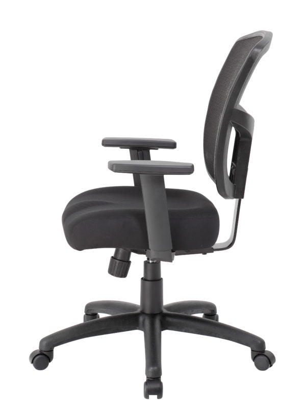 B6022 - Contract Mesh Task Chair, Synchro-Tilt Mechanism by Boss