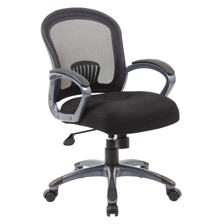 B6256 -  Ergonomic Mesh Task Chair-Mid Back by Boss
