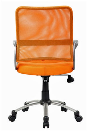 Mesh Back w/Pewter Finish Task Chair by Boss