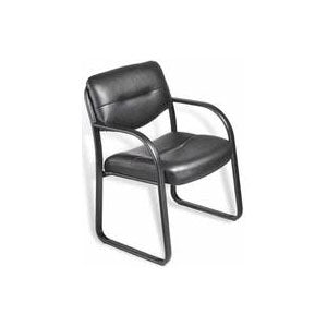 Guest or Reception Chair Leather Plus by Boss