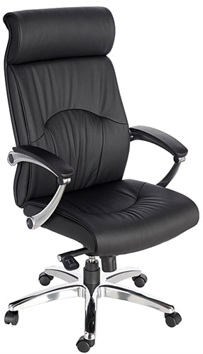 Madison Executive High Back Eco-Leather Chair with Chrome Base by Friant