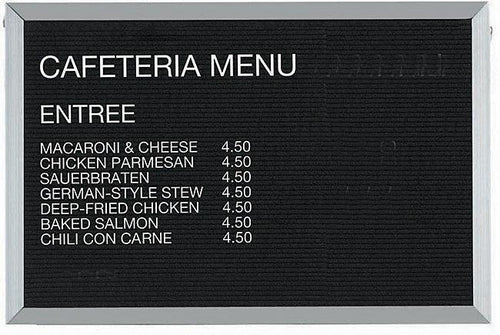 BOFD1218 - Aluminum Framed Letter Board Message Centers by Aarco