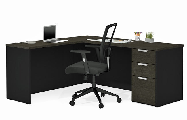 110885 Pro-Concept Plus L-Shaped Desk by Bestar
