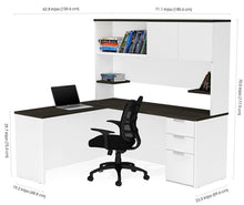 Load image into Gallery viewer, BS110886 Pro-Concept Plus L-Shaped Desk w/Hutch
