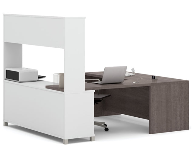 120880 Pro-linea U-Shaped Desk w/Hutch