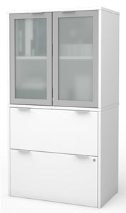 160870 Lateral File with Storage Cabinet, i3 Plus Collection