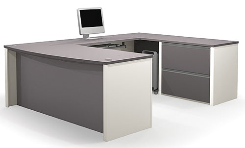 93865 - Connexion  U-shaped Desk w/Lateral File