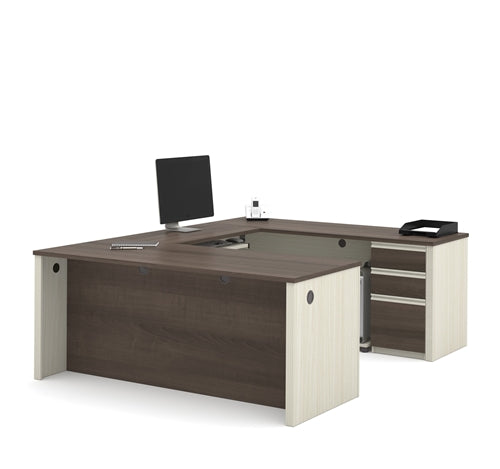 BS99871 - 99871 Prestige U-Shaped Desk w/One Pedestal by Bestar