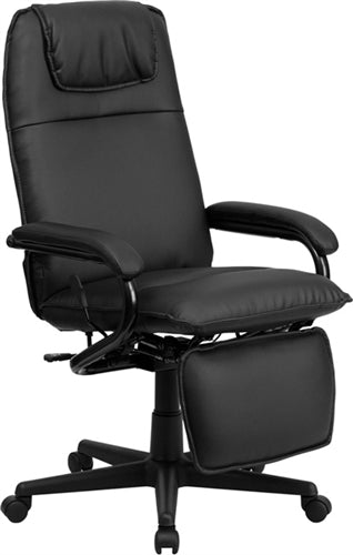 BT70172  High Back Bonded Leather Reclining Swivel Office Chair