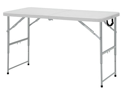 BT04FA, 24 x 48 Height Adjustable Fold in Half Resin Multi Purpose Table