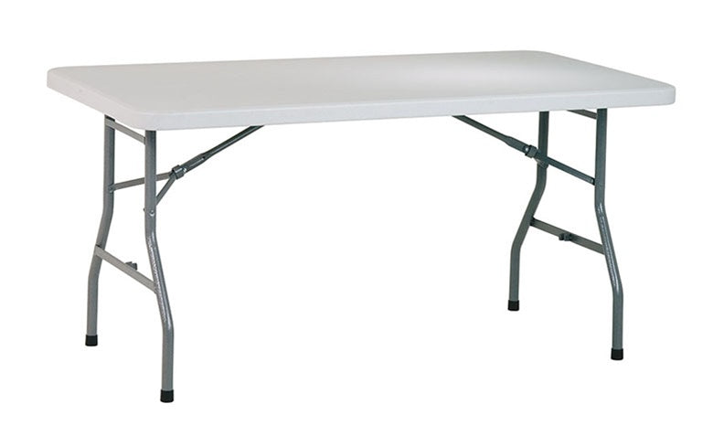Economy Plastic Folding Table 5' Long by Office Star