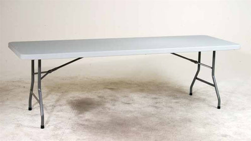 Economy Plastic Folding Table 8' Long by Office Star