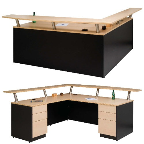 CA239 Deluxe Series L Shape Reception Desk