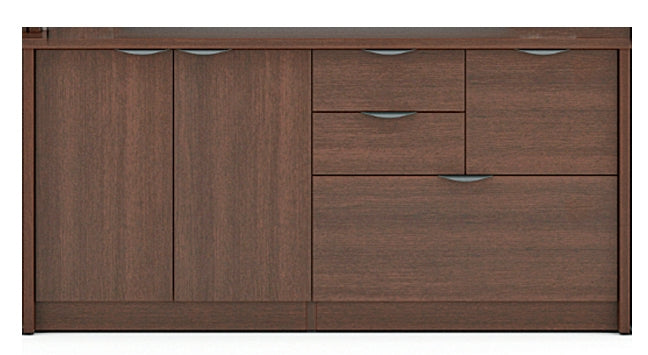 Deluxe Series 4 Drawer & Storage Credenza by Candex