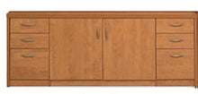 Load image into Gallery viewer, Economy 6 Drawer &amp; Storage Credenza by Candex
