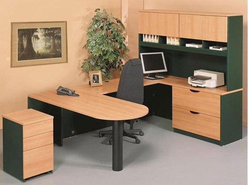 CA5020U - Deluxe Series Peninsula U Shaped Desk by Candex