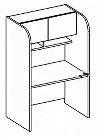 CA615-2 - Economy Cubicle  Privacy Station  by Candex