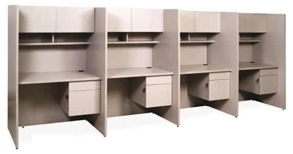 CA615BF-2 Economy Cubicle  Privacy Station w/Drawers