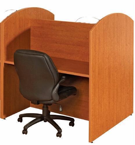 CA634 - Deluxe 2 Person Privacy Workstation / Double Sided Carrel by Candex