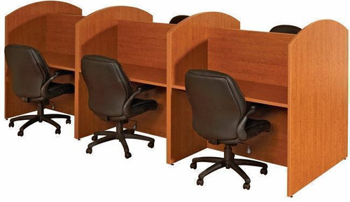 CA634-3 - Deluxe Six Person Double Sided Carrels by Candex