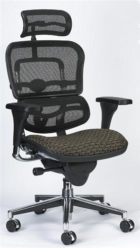 CFM4ERG - Ergohuman Custom Fabric/Mesh Office Chair w/Head-Rest by Eurotech
