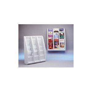 52809 - Deluxe Literature Display, 12 Leaflet Size Pockets (2 Pack)
