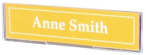 587501 - Superior Image Nameplate Holder Wall-Mount, by Deflecto
