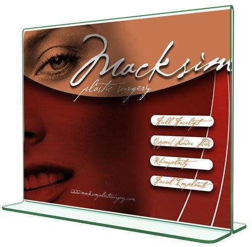 5991890 - Superior Image® Premium Green Edge Sign Holder by Deflecto (6 Pack)