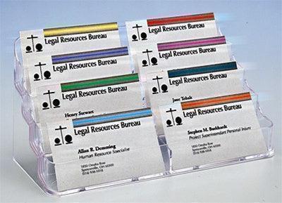 70801 - 8-Pocket Desk Top Business Card Holder (6 Pack)