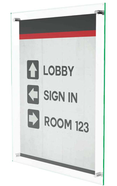 691290 - Superior Image® Wall Mount Beveled Edge Sign Holder by Deflecto (6 Pack)