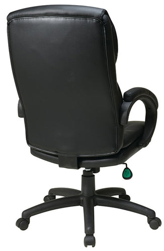 Executive High Back Eco Leather Chair by Office Star