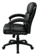 Load image into Gallery viewer, Executive Mid Back Eco Leather Chair by Office Star
