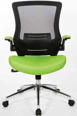 EM60926C Screen Back Office Chair Chrome Base