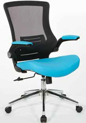 EM60926C Screen Back Office Chair Chrome Base