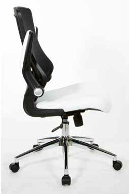 EM60926C Screen Back Office Chair Chrome Base