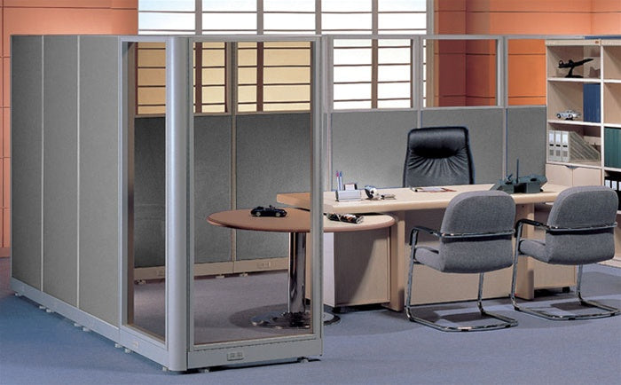 FG43060  PN Full Glass Economy Office Panels