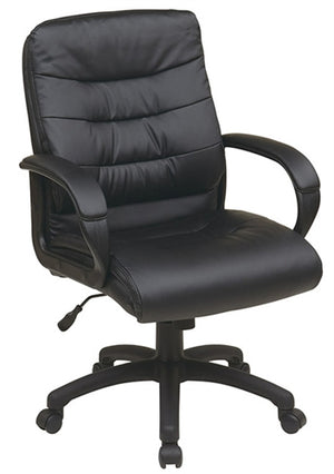 FL7481 Mid Back Faux Leather Executive Chair