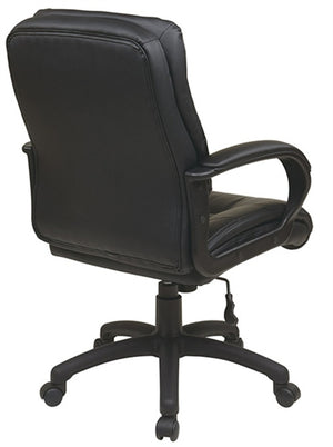 FL7481 Mid Back Faux Leather Executive Chair