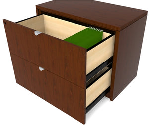 Jade Executive Reception Desk w/Drawers by Cherryman