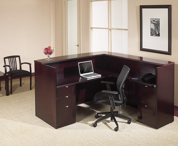 KEN122 Kenwood Executive L Shaped Reception Desk