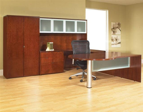 KEN41GM - Kenwood Executive P-Top U Shaped Desk by Office Star