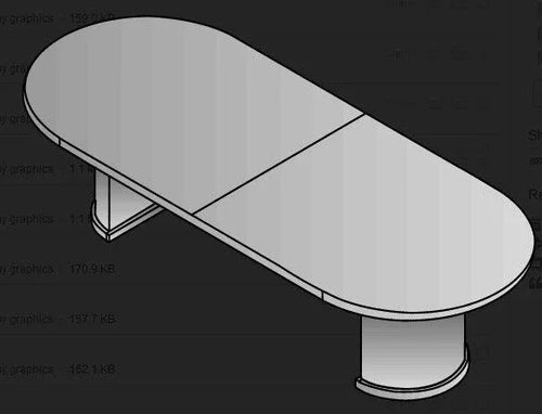 KEN61 - Kenwood 10' Racetrack Conference Table by Office Star