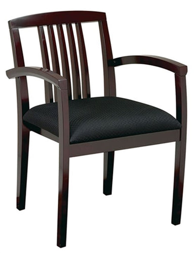 KEN99  Kenwood Wood Slat-Back Guest Chair