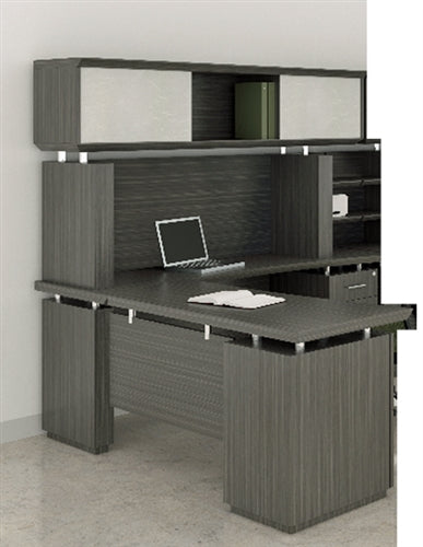 Sterling 'L' Desk w/Hutch by Mayline