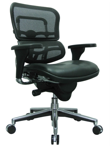 LEM6ERGLO Ergohuman Leather/Mesh Office Chair