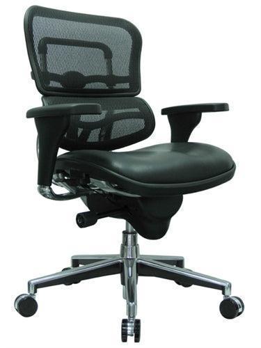 LEM6ERGLO - Ergohuman Leather/Mesh Office Chair by Eurotech