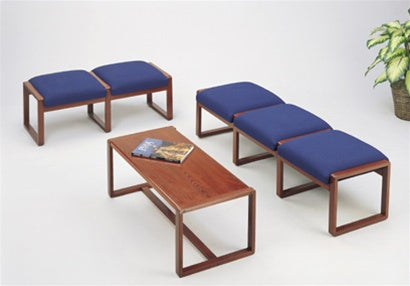 R1001 Contour Series Reception Bench Seating