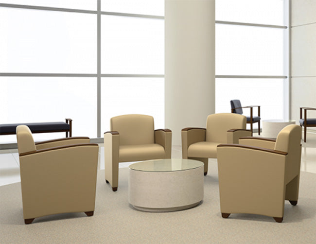 SV1101 - Savoy Series Fully Upholstered Reception Furniture by Lesro