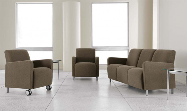 RV1101 - Ravenna Series Fully Upholstered Reception Furniture by Lesro